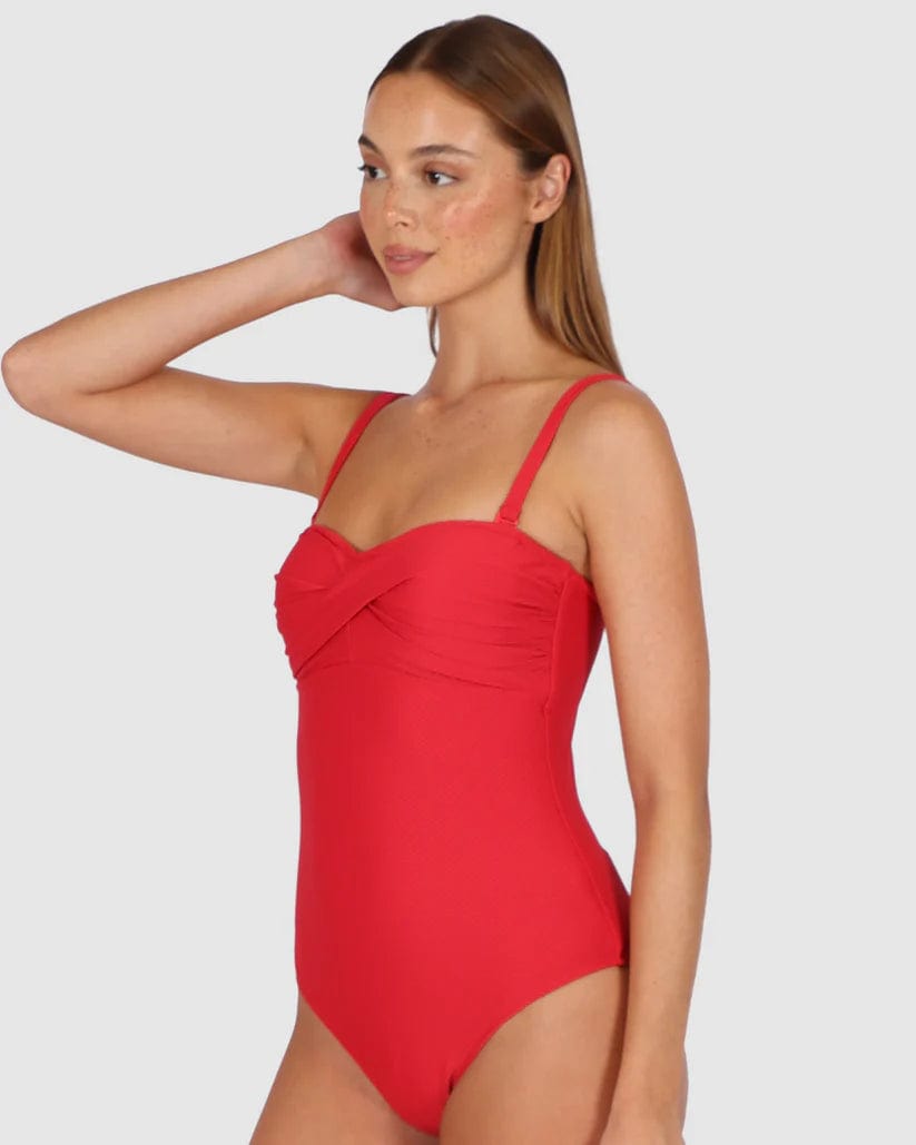 Baku M906RKC Cherry / 8 Rococco Bandeau One Piece