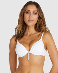 Baku Rococco Booster Bikini Bra - White Baku Rococco Booster Bikini Bra - White Splash Swimwear Bikini Tops