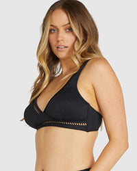 Baku Rococco D/DD Longline Bra - Nero Shop Online Swimwear Australia | Baku Rococco D/DD Longline Bra - Nero - Splash Swimwear Splash Swimwear Bikini Tops