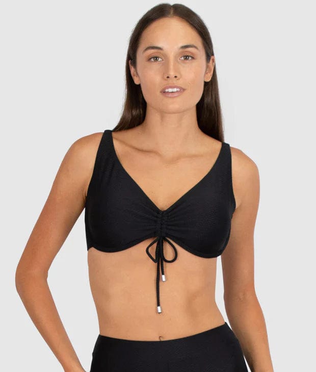 Baku Rococco F Cup Bra - Nero Baku Rococco F Cup Bra - Nero Splash Swimwear Bikini Tops