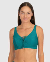 Baku Rococco F-G Cup Bikini Top Baku Rococco F-G Cup Bikini Top - Olive Splash Swimwear Bikini Tops Jungle / 10 1000022808