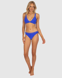 Baku Rococco Longline Bra - Electric Shop Online Swimwear Australia | Baku Rococco Longline Bra - Electric - Splash Swimwear Splash Swimwear Bikini Tops