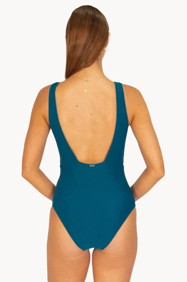 Baku Rococco Longline One Piece Baku Rococco Longline One Piece - Jungle/ Nero/ Belize Splash Swimwear