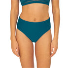 Baku Rococco Mid Bikini Pant - Belize Rococco Mid Bikini Pant - Belize Splash Swimwear Bikini Bottoms