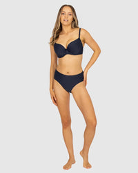 Baku Rococco Mid Bikini Pant - Nero Shop Baku Rococco Mid Bikini Pant - Nero | Australian Swimwear Brands | Splash Swimwear Splash Swimwear Bikini Bottoms