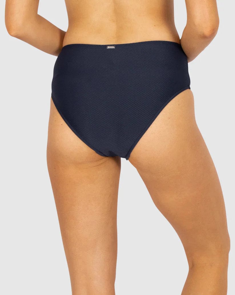 Baku Rococco Mid Bikini Pant - Nero Shop Baku Rococco Mid Bikini Pant - Nero | Australian Swimwear Brands | Splash Swimwear Splash Swimwear Bikini Bottoms