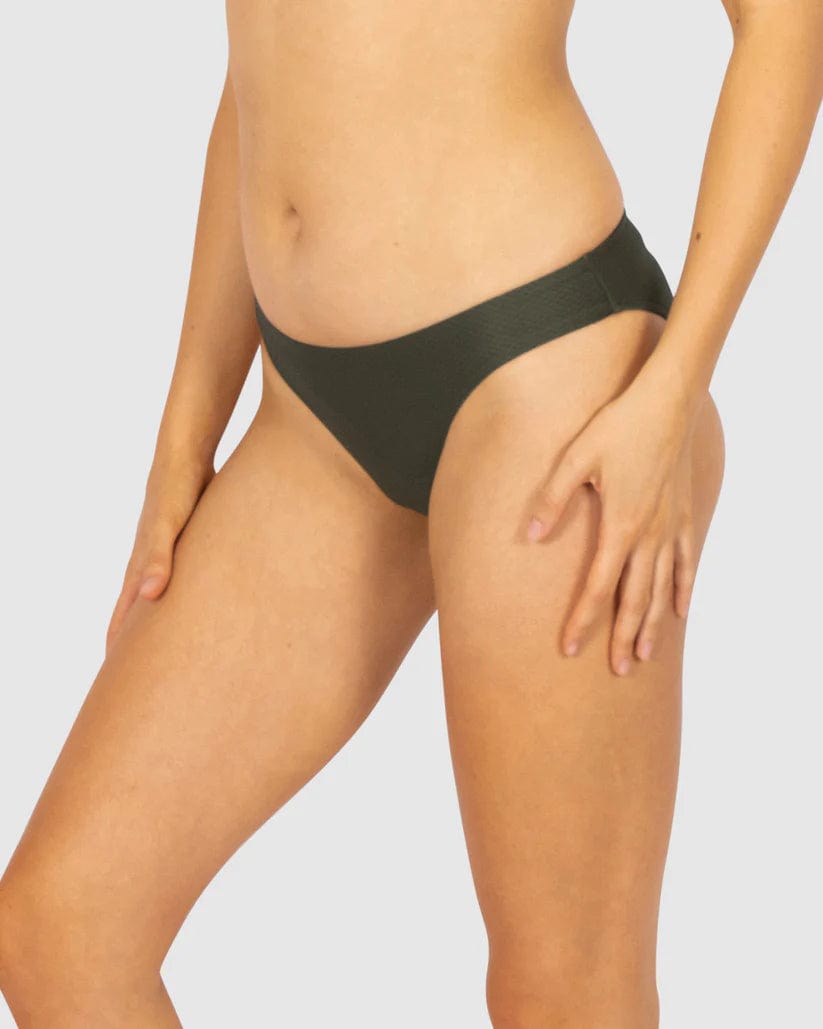 Baku Rococco Regular Bikini Pant - Olive Baku Rococco Regular Bikini Pant - Olive Splash Swimwear Bikini Bottoms