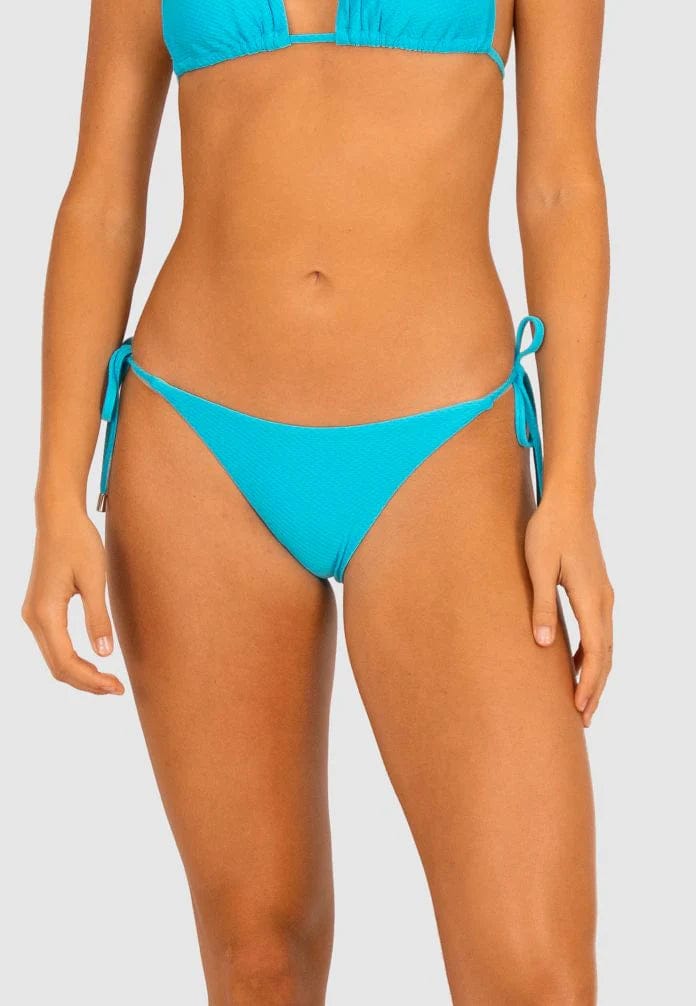 Baku Cheeky Bikini Bottoms Rococco Rio Tieside - Caribbean Baku South Beach Mid Pant Bikini Bottom