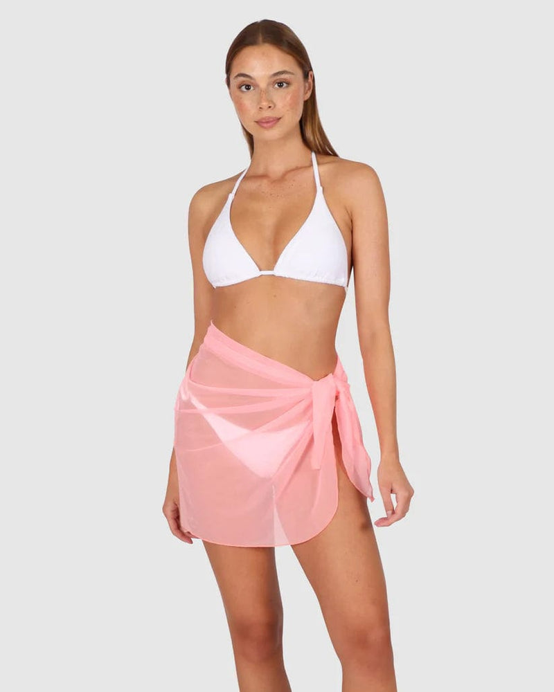 Baku Short Mesh Pareo C636PSO Baku Short Mesh Pareo Splash Swimwear Sarongs Coral Sea / S/M 9336586981787