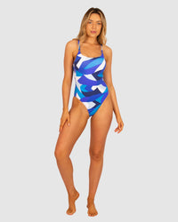 Baku Utopia D-E One Piece - Blue Lagoon Baku Utopia D-E One Piece - Blue Lagoon Splash Swimwear