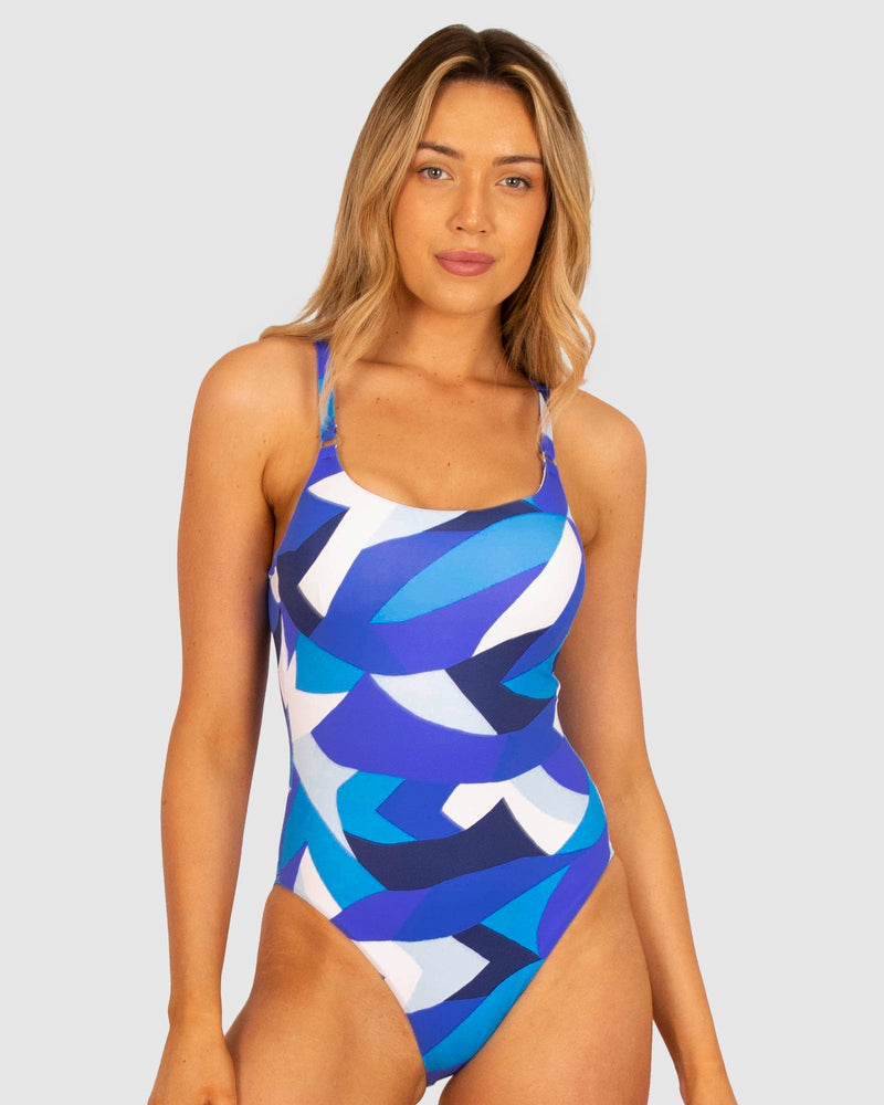 Baku Utopia D-E One Piece - Blue Lagoon Baku Utopia D-E One Piece - Blue Lagoon Splash Swimwear