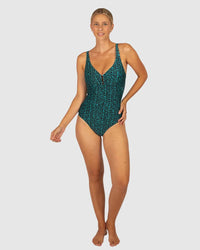 Baku One Pieces Wild Coast D-E Cup Ring Front One Piece Swimsuit Baku Wild Coast D-E Cup Ring Front One Piece Swimsuit