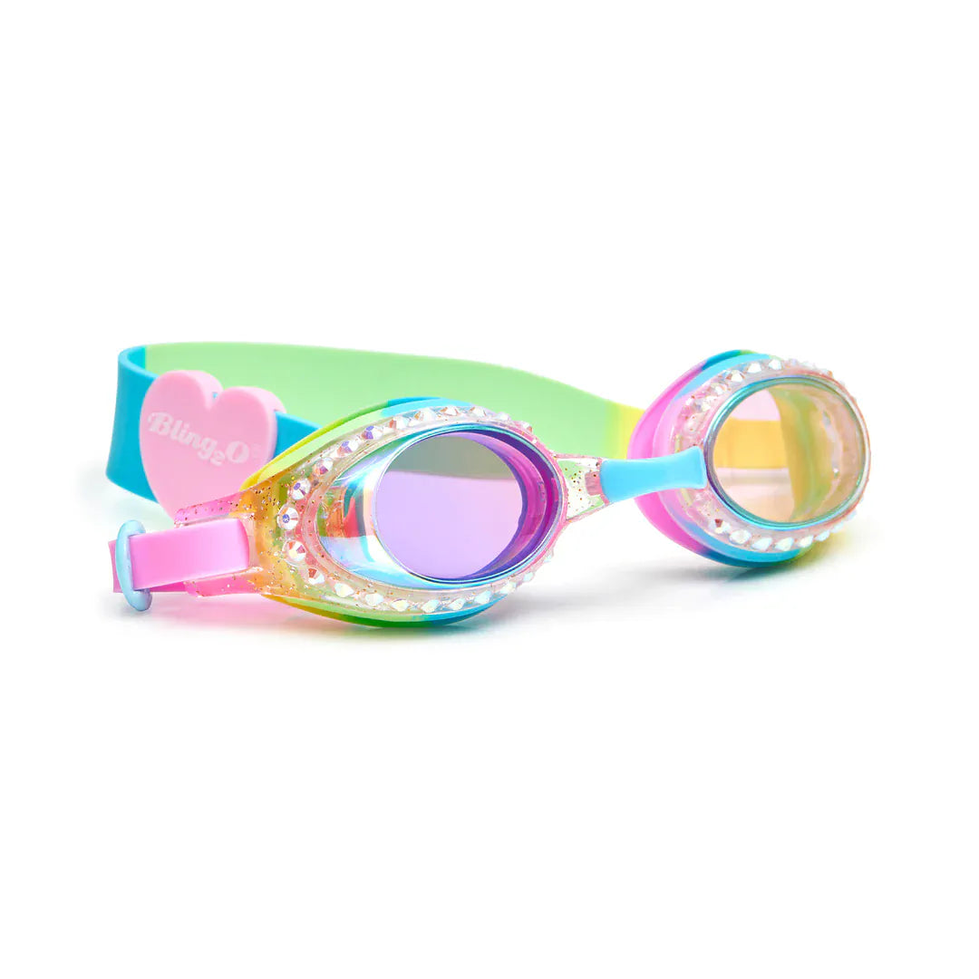 Bling2o Bling2o Classic Cotton Candy Swim Goggles CLASSIC12G20 Bling2o Megamouth Great White Shark Swim Goggles Splash Swimwear 810029702676
