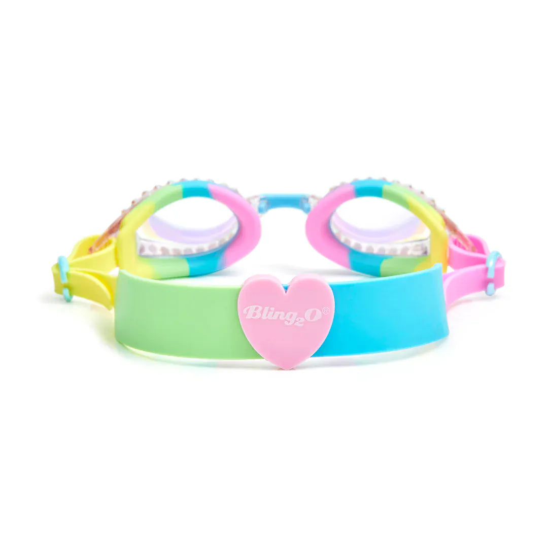 Bling2o Bling2o Classic Cotton Candy Swim Goggles CLASSIC12G20 Bling2o Megamouth Great White Shark Swim Goggles Splash Swimwear 810029702676
