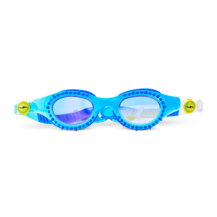 Bling2o Bling2o Jurassic Raptor Reef Blue Swim Goggles 001B-JURASSIC8B Bling2o Megamouth Great White Shark Swim Goggles Splash Swimwear 810205120355