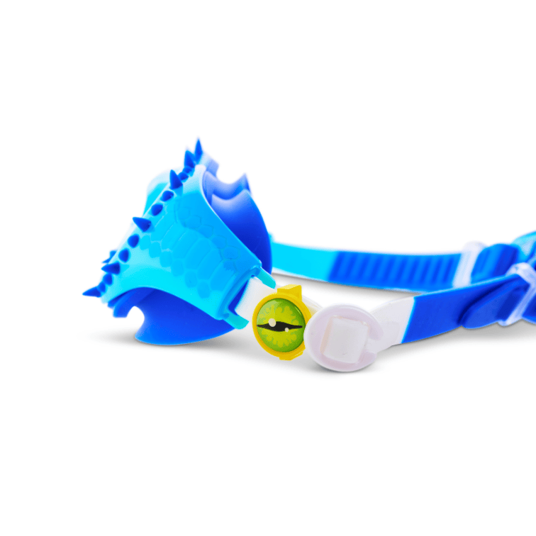 Bling2o Bling2o Jurassic Raptor Reef Blue Swim Goggles 001B-JURASSIC8B Bling2o Megamouth Great White Shark Swim Goggles Splash Swimwear 810205120355
