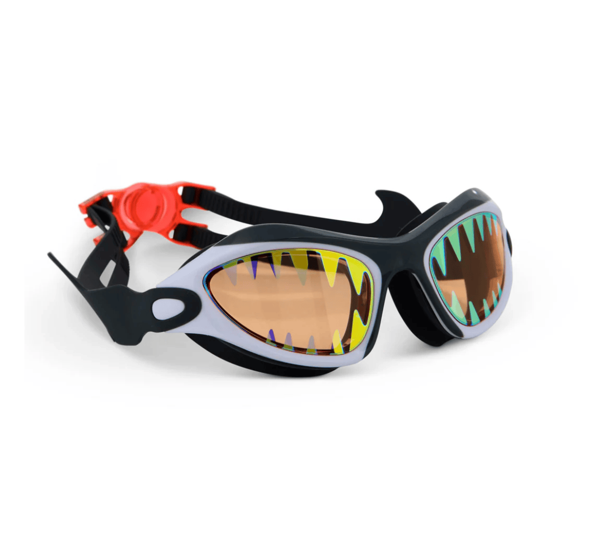 Bling2o Bling2o Megamouth Great White Shark Swim Goggles Bling2o Megamouth Great White Shark Swim Goggles Splash Swimwear 810121612996