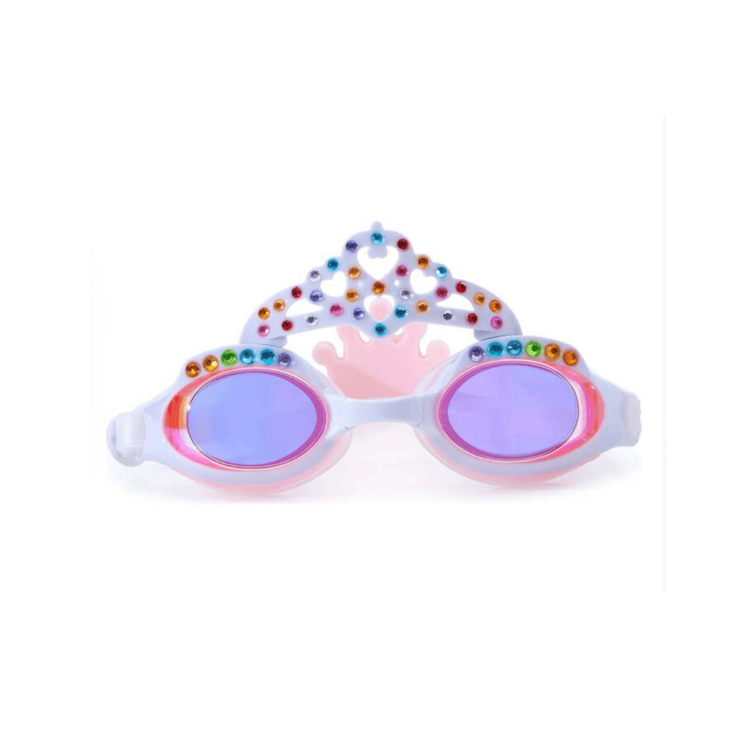 Bling2o Bling2o Princess Crown Daisy White Swim Goggles Bling2o Princess Crown Daisy White Swim Goggles Splash Swimwear Goggles 810029707107
