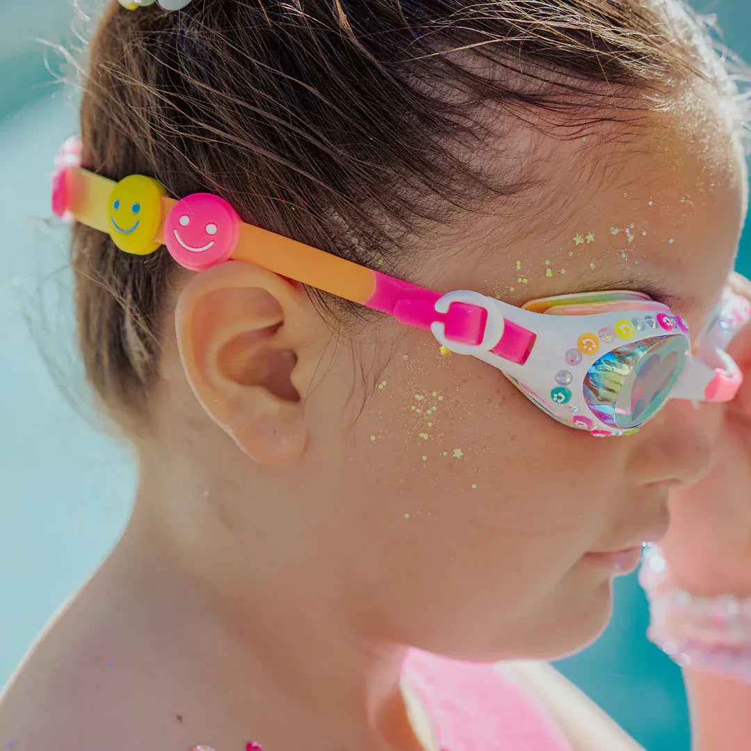 Bling2o Bling2o Smile Positively Pink Swim Goggles 001G-SMILE8G Bling2o Megamouth Great White Shark Swim Goggles Splash Swimwear 810121617212