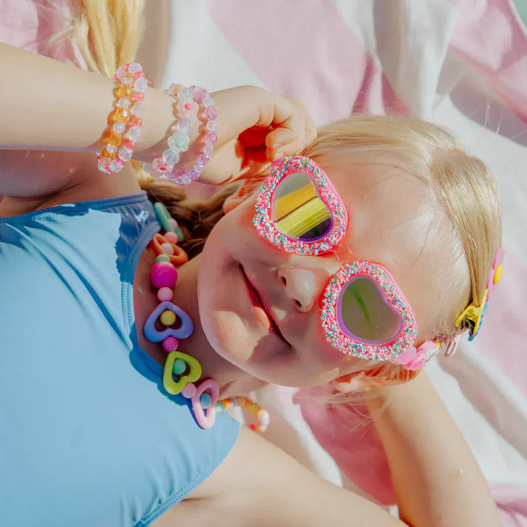 Bling2o Bling2o Sweetheart Sugar coated Swim Goggles 001G-SPRINGKLE8G Bling2o Megamouth Great White Shark Swim Goggles Splash Swimwear 810205120263