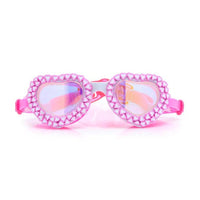 Bling2o Double The Love Swim Goggles 001G-XOXO8G Double The Love Swim Goggles Splash Swimwear Goggles 810121612422