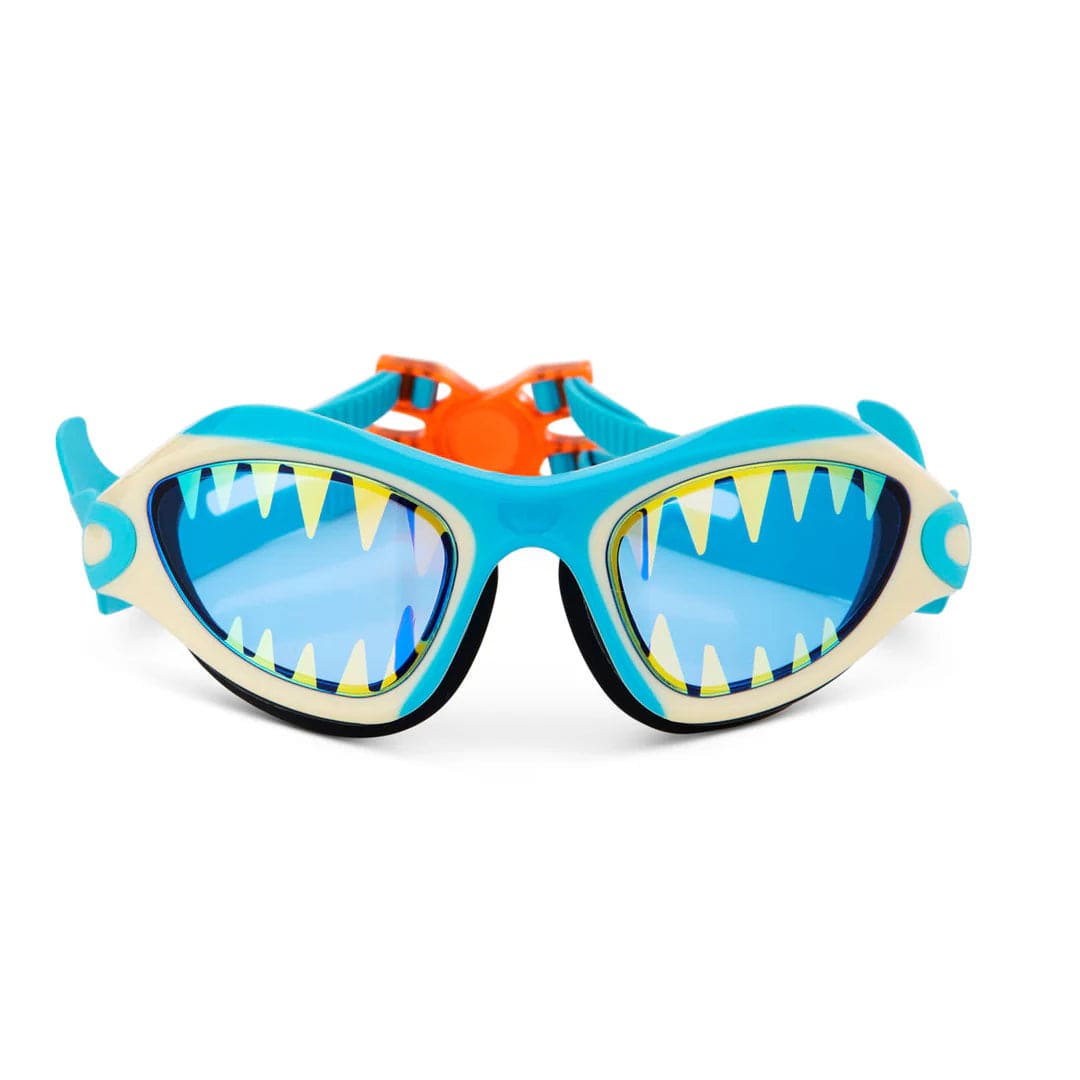 Bling2o Megamouth Shark Tooth White Swim Goggles 001B-MEGAMOUTH8B Splash Swimwear Goggles 810121613009