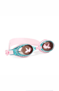 Bling2o Goggles 00165 Mermaid Rhinestone Goggles - Jewel Pink