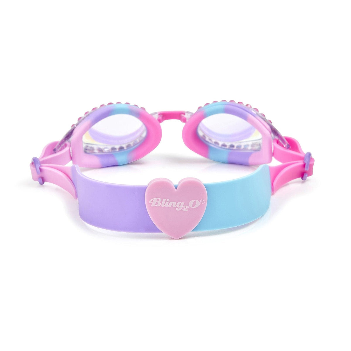 Bling2o Swim Goggles Classic Edition - Bubblegum Blue SK-00361 Splash Swimwear Goggles 810029702737