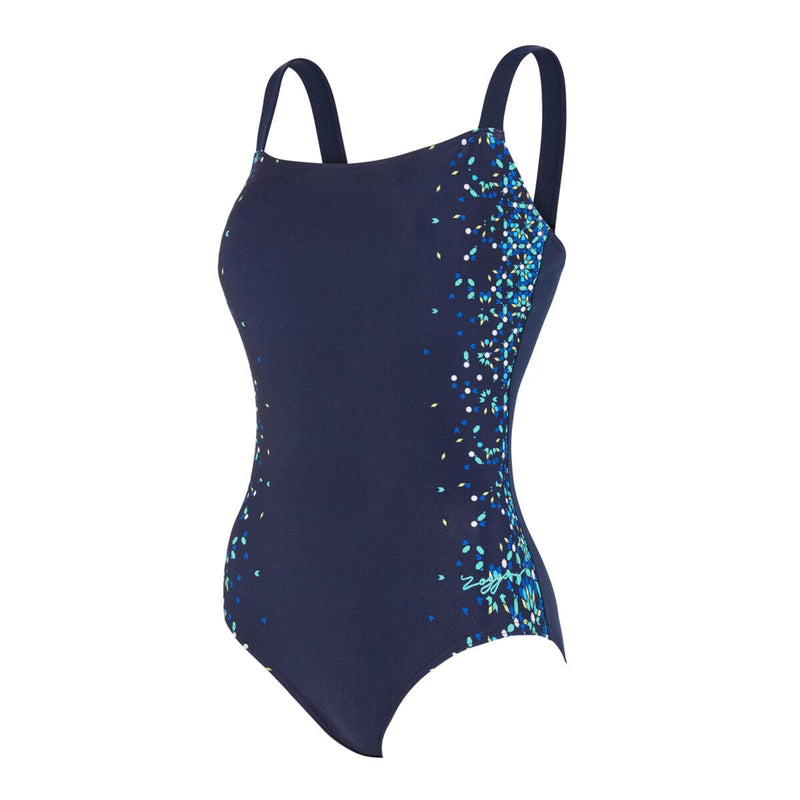 Blue Chime Adjustable Classic Back Swimsuit - Zoggs - Splash Swimwear  - chlorine resist, new arrivals, new swim, one piece, One Pieces, Sept23, zoggs - Splash Swimwear 