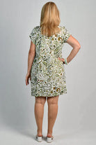 Bodacious Bodacious Lovina Dress - Paisley Green Bodacious Lovina Dress - Paisley Green Splash Swimwear Dresses