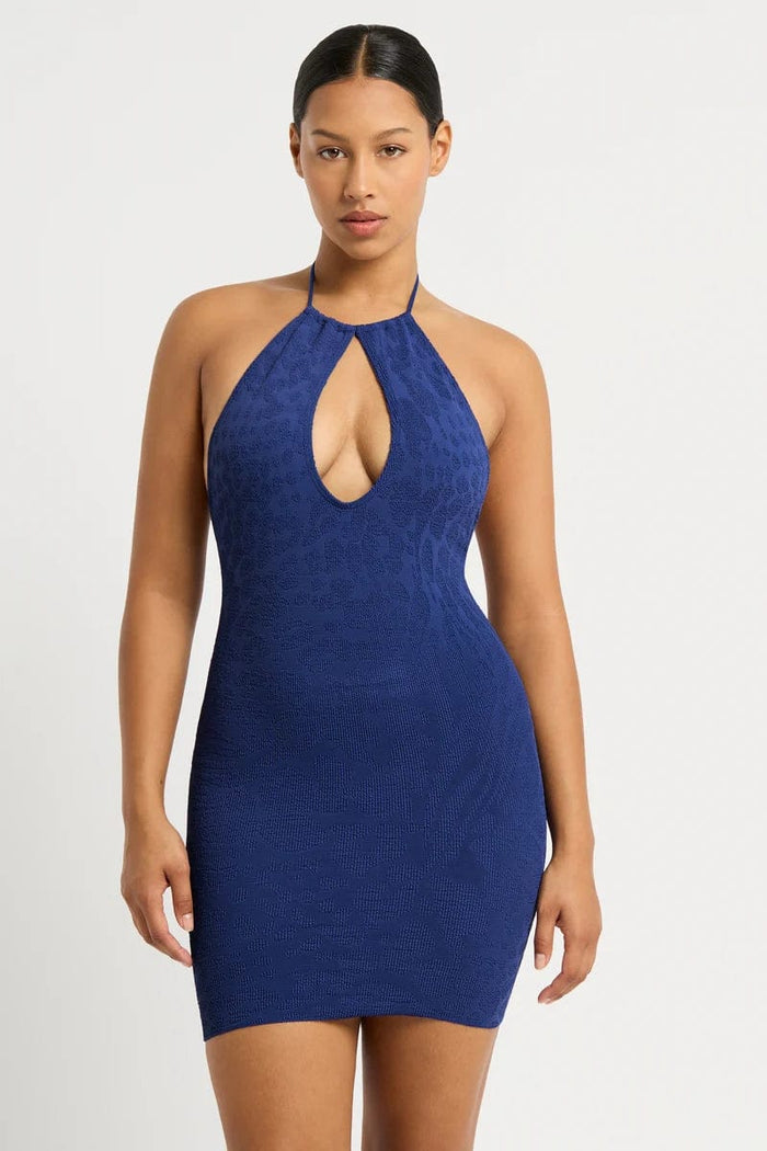 Bisou Mini Dress - Sapphire Animalia - Bond Eye - Splash Swimwear  - bond eye, Dresses, June24, Womens - Splash Swimwear 