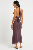Bond Eye Bond Eye Alessia Maxi Dress - Fig Bond Eye Alessia Maxi Dress - Fig Splash Swimwear Dresses