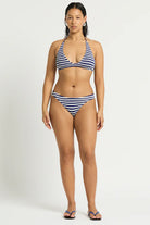 Bond Eye Bond Eye Astrid Crop - Navy / White BOUND759D Bond Eye Astrid Crop - Navy / White Splash Swimwear Bikini Tops O/S