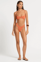 Bond Eye Bond Eye Christy Brief - Amber Leopard BOUND238LT Bond Eye Christy Brief - Amber Leopard Splash Swimwear Bikini Tops O/S