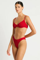 Bond Eye Bond Eye Christy Brief - Baywatch Red Eco BOUND238E Bond Eye Christy Brief - Baywatch Red Eco Splash Swimwear Bikini Bottoms O/S 9347760649157