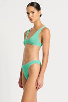 Bond Eye Bond Eye Christy Brief - Jelly Mint Two Tone BOUND238T Bond Eye Christy Brief - Jelly Mint Two Tone Splash Swimwear Cheeky Bikini Bottoms O/S 9347760717054