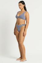 Bond Eye Bond Eye Christy Brief - Navy / White BOUND238D Bond Eye Christy Brief - Navy / White Splash Swimwear Bikini Bottoms O/S
