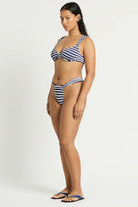 Bond Eye Bond Eye Georgia Balconette - Navy / White BOUND598D Bond Eye Georgia Balconette - Navy / White Splash Swimwear Bikini Tops O/S