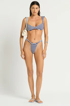 Bond Eye Bond Eye Georgia Balconette - Navy / White BOUND598D Bond Eye Georgia Balconette - Navy / White Splash Swimwear Bikini Tops O/S