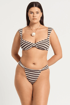 Bond Eye Bond Eye Georgia Brief - Sable Stripe BOUND539DS Bond Eye Georgia Brief - Sable Stripe Splash Swimwear Bikini Bottoms O/S