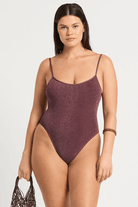 Bond Eye Bond Eye Low Palace One Piece - Amarena Lurex Micro BOUND766LM Bond Eye Low Palace One Piece - Amarena Lurex Micro Splash Swimwear O/S