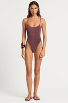 Bond Eye Bond Eye Low Palace One Piece - Amarena Lurex Micro BOUND766LM Bond Eye Low Palace One Piece - Amarena Lurex Micro Splash Swimwear O/S