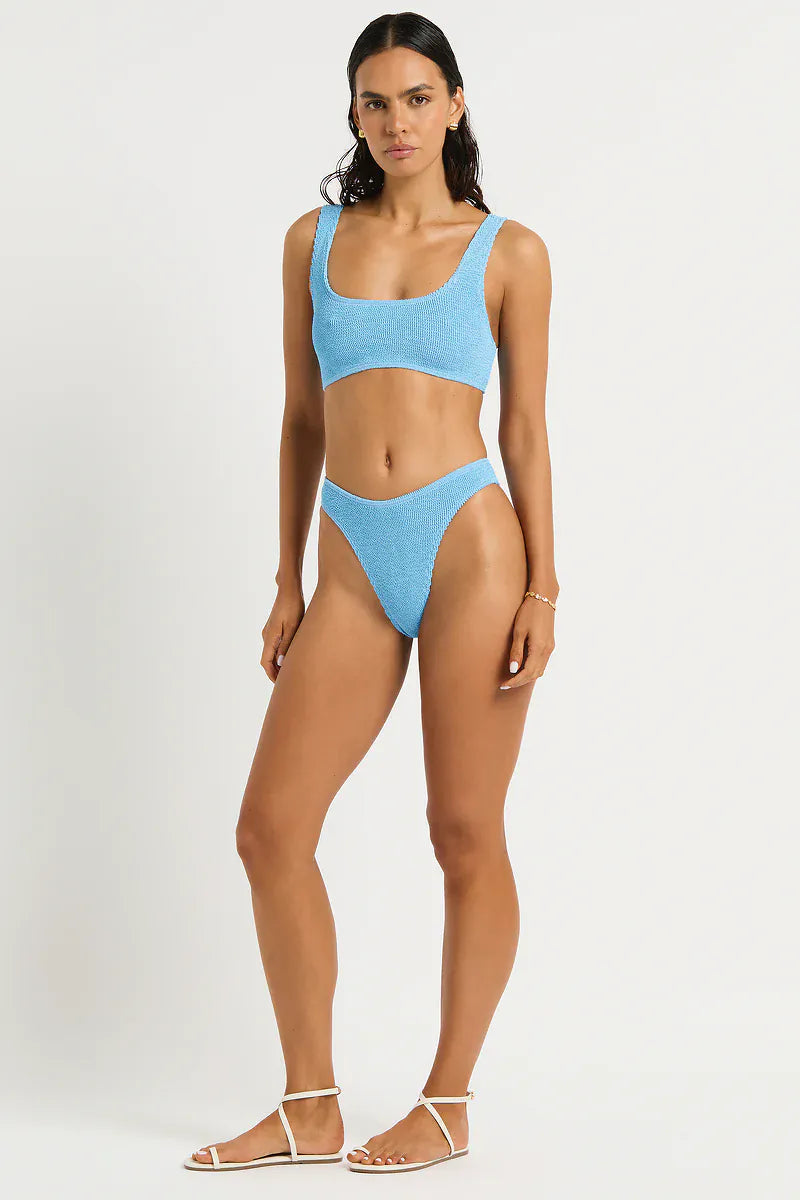 Bond Eye Bond Eye Malibu 2.0 Crop - Cloud Blue BOUND712R-O Malibu 2.0 Crop - Cloud Blue | Bond Eye Splash Swimwear Bikini Tops Cloud Blue / O/S 9347760769190