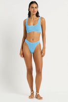 Bond Eye Bond Eye Malibu 2.0 Crop - Cloud Blue BOUND712R-O Malibu 2.0 Crop - Cloud Blue | Bond Eye Splash Swimwear Bikini Tops Cloud Blue / O/S 9347760769190