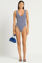 Bond Eye Bond Eye Mara 1 Pce - Navy / White BOUND004D Bond Eye Mara 1 Pce - Navy / White Splash Swimwear One Piece O/S