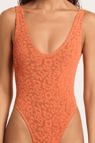 Bond Eye Bond Eye Mara One  Piece - Amber Leopard BOUND004LT Bond Eye Mara One  Piece - Amber Leopard Splash Swimwear Bikini Tops O/S