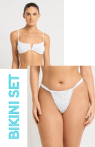 Bond Eye Bond Eye Nora Balconette & Georgia  Brief Bikini Set - Optic White Leopard Bond Eye Nora Balconette & Georgia  Brief Bikini Set - Optic White Leopard Splash Swimwear Bikini Set O/S 1000028910