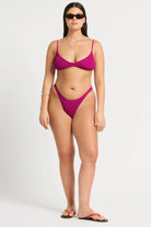 Bond Eye Bond Eye Pip Edwards Crop - Magenta Recycled BOUND716R Bond Eye Pip Edwards Crop - Magenta Recycled Splash Swimwear O/S 9347760730619