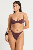 Bond Eye Bond Eye Scene Brief -Amarena Lurex Micro BOUND774LM Bond Eye Scene Brief -Amarena Lurex Micro Splash Swimwear O/S