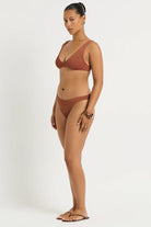 Bond Eye Bond Eye Sign Brief - Ginger BOUND048W-O Sign Brief - Ginger | Bond Eye Splash Swimwear Bikini Bottoms Ginger / O/S 1000031627